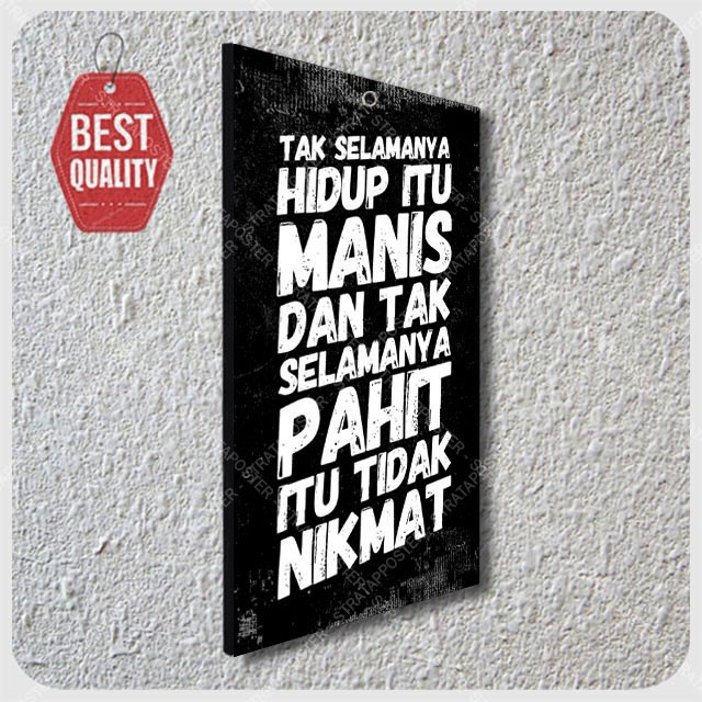 Poster Motivasi Hiasan Dinding Quotes Dekorasi Pajangan dinding 143005STR