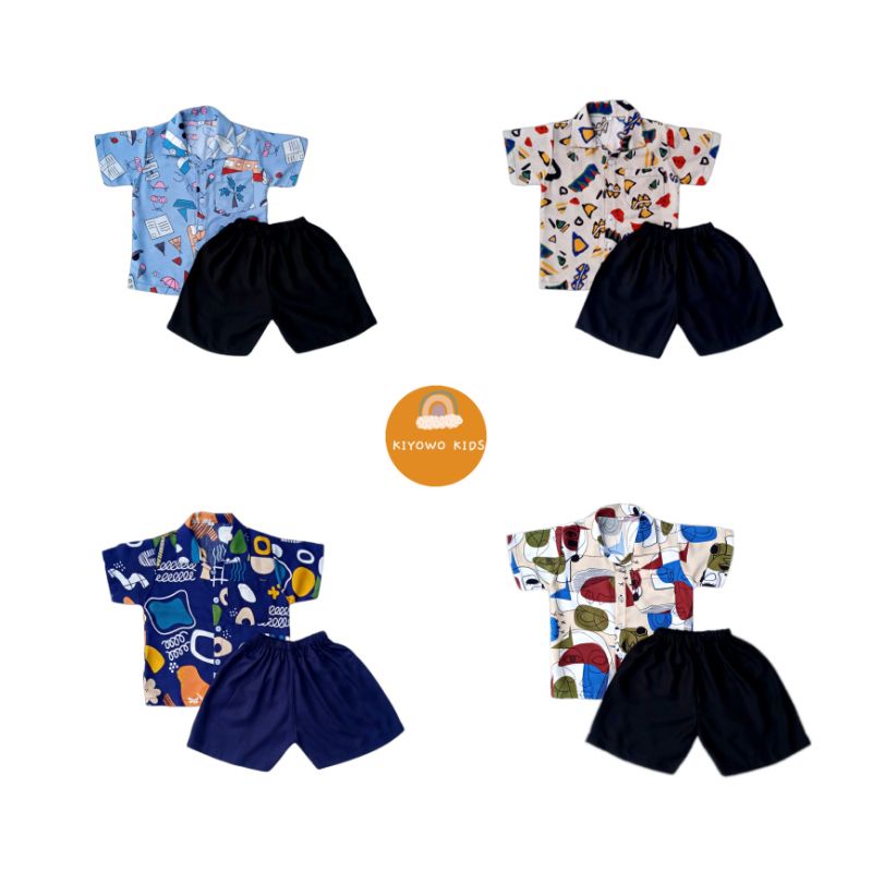 SETELAN RAYON MIX ANAK by Kiyowo Kids