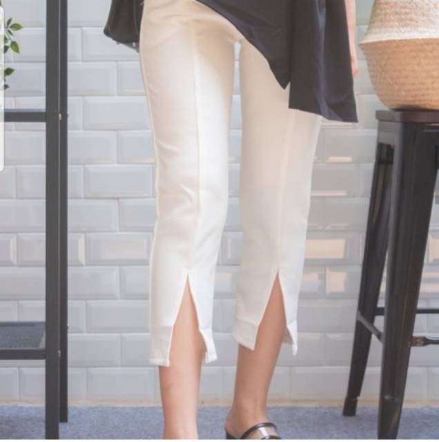 Slitpant bahan scuba import realpict