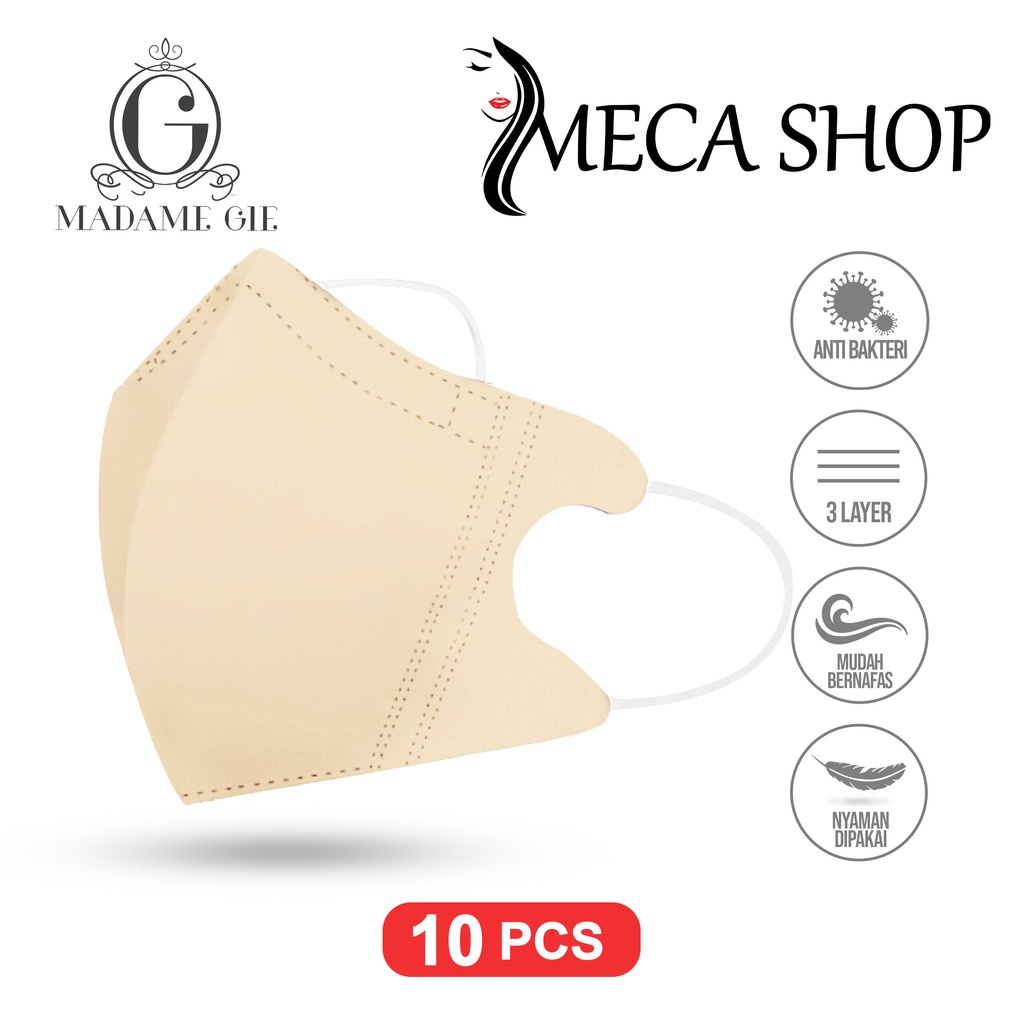 Madame Gie Protect You Duckbill Face Mask – Masker Isi 10 Pcs