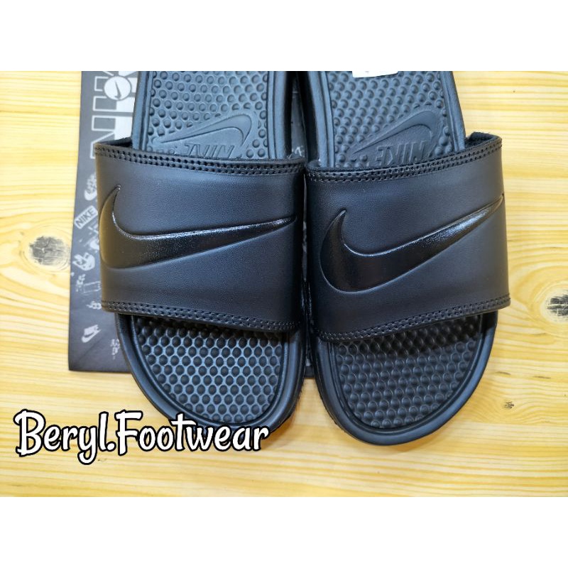 SANDAL NIKE SLIDE CEKLIS BLACK PRIA/WANITA / SANDAL SELOP NIKE GRADE ORI