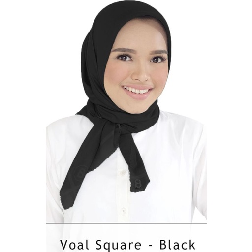 Buttonscarves Basic Voal Jetblack
