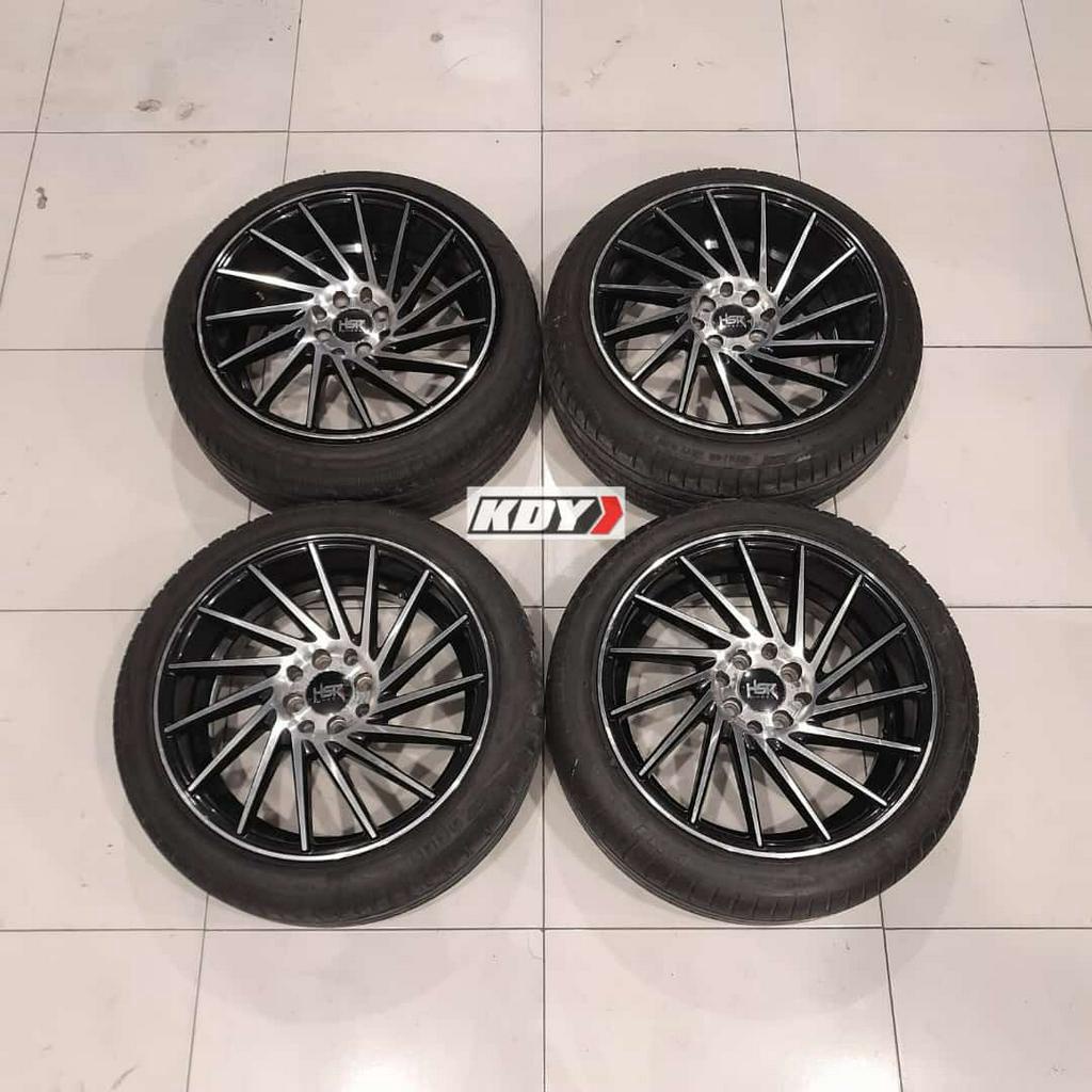 Velg Bekas Murah Copotan HSR Nagano Ring 17 + Ban Seken 215 45 R17