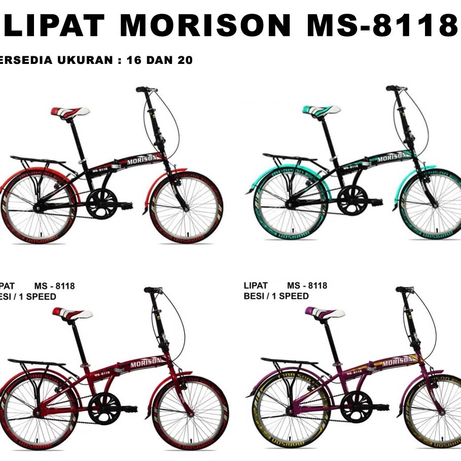 SEPEDA LIPAT 16 INCH MORISON MS-8118