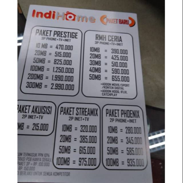 Indihome inet tv