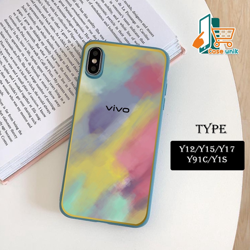 SS044 SOFTCASE RAINBOW VIVO Y12 y15 y17 Y20 y20s y12s Y30 y50 Y30i Y51 Y91 y93 y95 Y91c y1s Y67 V5 Y71 Y7I Y81 Y81C CS3238