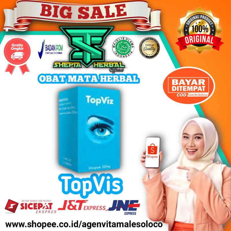 TopViz Obat Herbal Mata Katarak - Rabun Jauh & Dekat - Obat Minus & Plus Asli