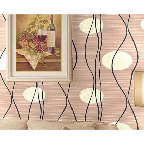 Wallpaper Sticker Motif garis lingkar 6033 / 9mx45cm