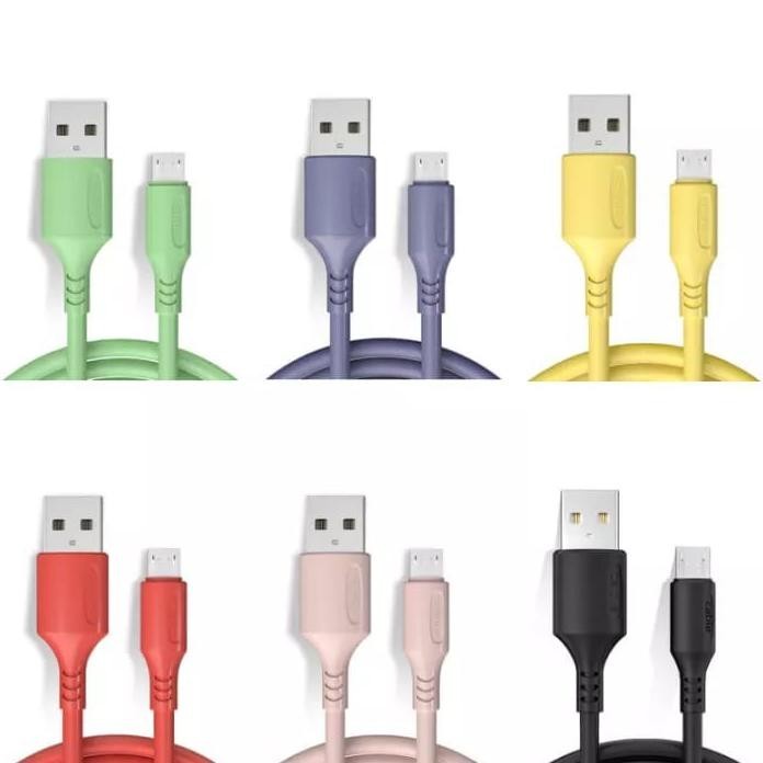 Kabel Data Macaron Micro Usb Type C Cable Data Macaron Lightning - SC