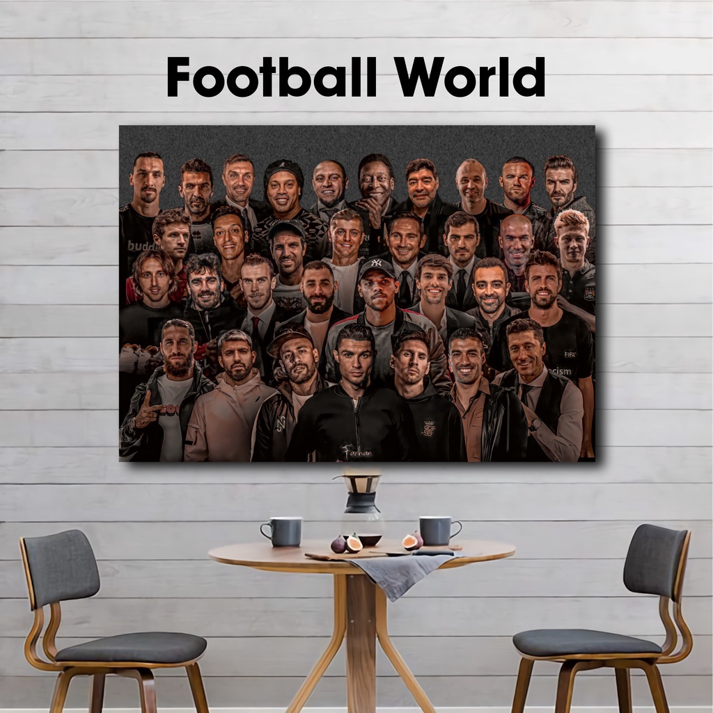 Poster Football Wolrd || Poster Legend Bola || Poster Bola Viral || Poster Bola MDF