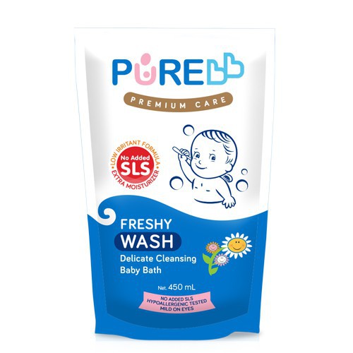 Pure BB Fruity Wash Baby Bath Refill [450 mL]  / Freshy Wash Baby Bath Refill [450 mL]