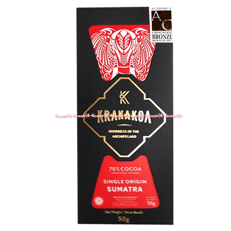 Krakakoa 50gr Single Origin Sumatra 70% Cocoa 85% Single Origin Bali 75% Sulawesi Cokelat Coklat Krakao Crakao