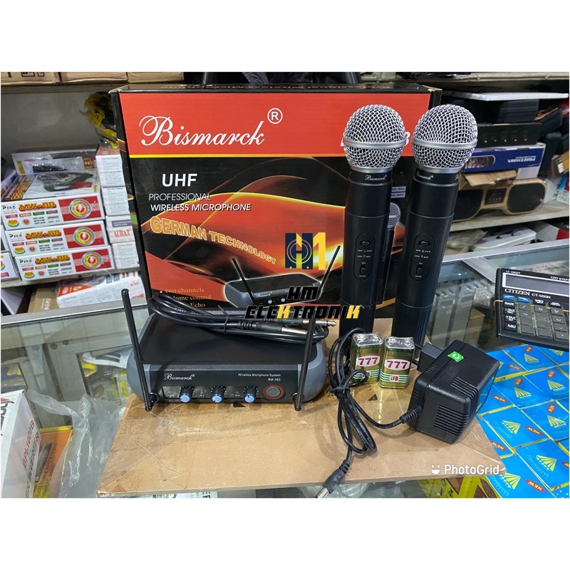 Microphone Wireless Bismarck 393 UHF + ECHO