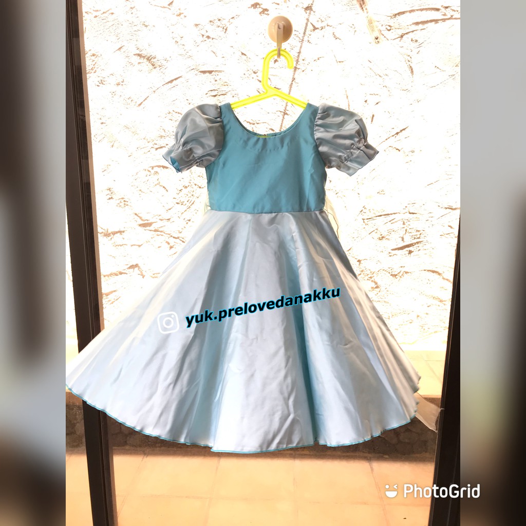 Kostum Cinderella baju preloved anak