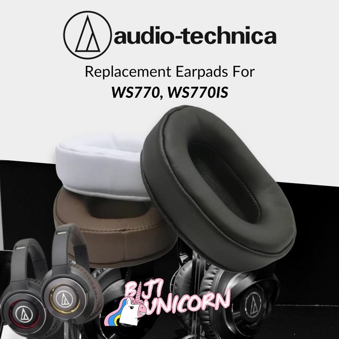 Earcup Earpad Ear Cushion ATH WS770 WS770IS Busa Foam Bantalan Headset