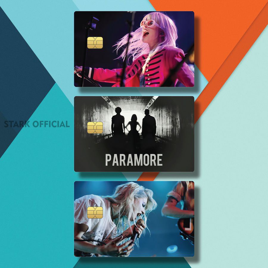 GARSKIN KARTU LOGO BAND PARAMORE 5XIER/A3SWJ/ SKIN FLAZZ GAMBAR GRUP BAND PARAMORE LOGO / GARSKIN KA