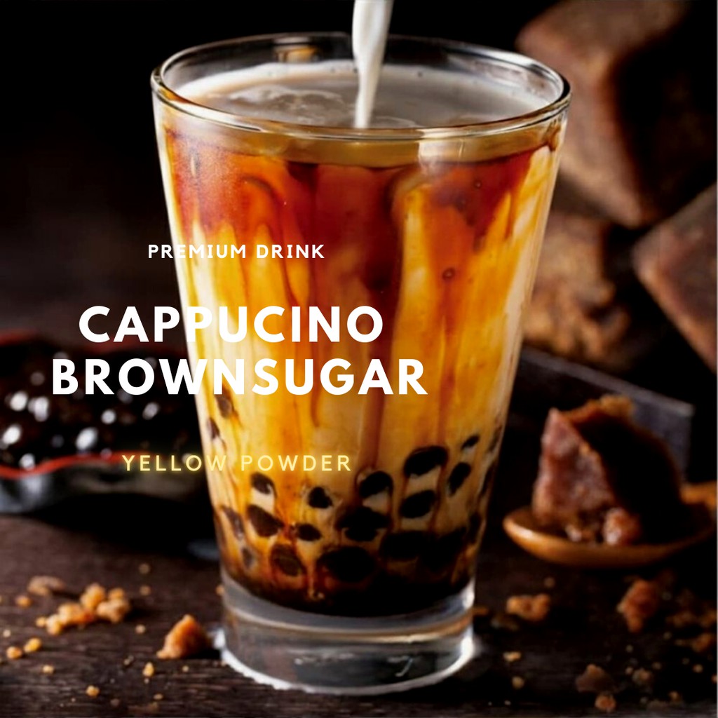 

Cappucino Brown Sugar powder drink 1 kg -Bubuk minuman CAPPUCINO BROWN SUGAR 1 kg- Minuman CAPPUCINO