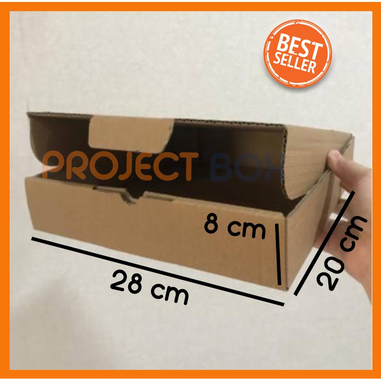 

KARDUS PACKING BOX PIZZA / BOX KUE / DIE CUT Uk. 25x20x8