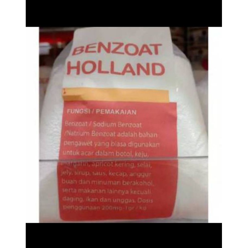 

benzoat holland repack 250 grm - 1kg