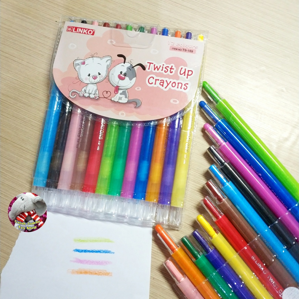 

Crayon Putar Tidak Belepotan Rolling Twist Crayon Anak Karakter Cewe Cowo Murah