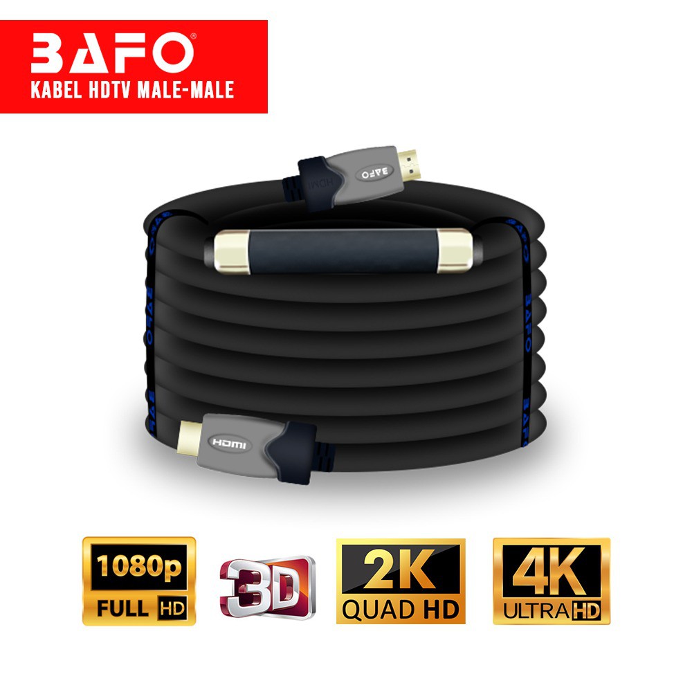 Cable hdtv bafo 20m 2.0 full hd 4k 2k ethernet - Kabel Hdtv 20 Meter