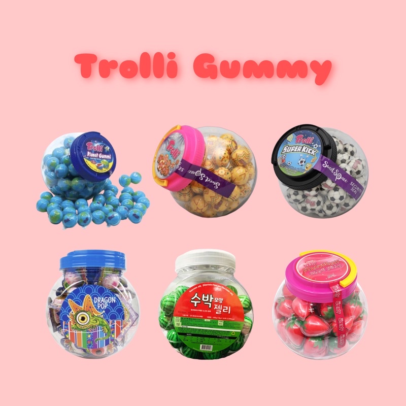 

[1pcs] Trolli Planet Gummy / Dragon Pop / Super Kick / Stella Ball Made In Korea