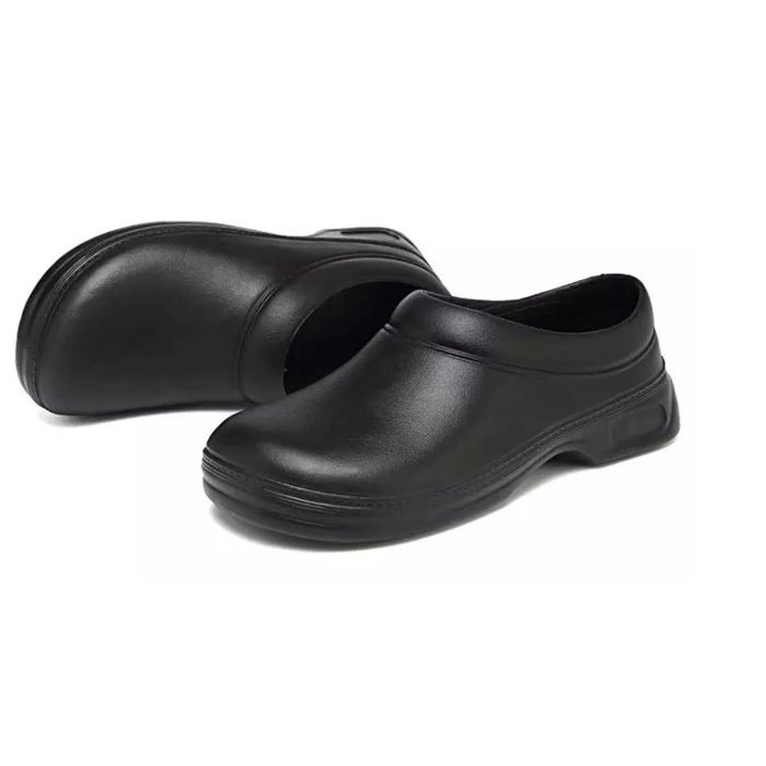 black chef shoes