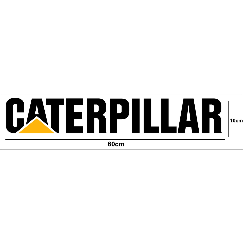 stiker CATERPILLAR buat kaca mobil