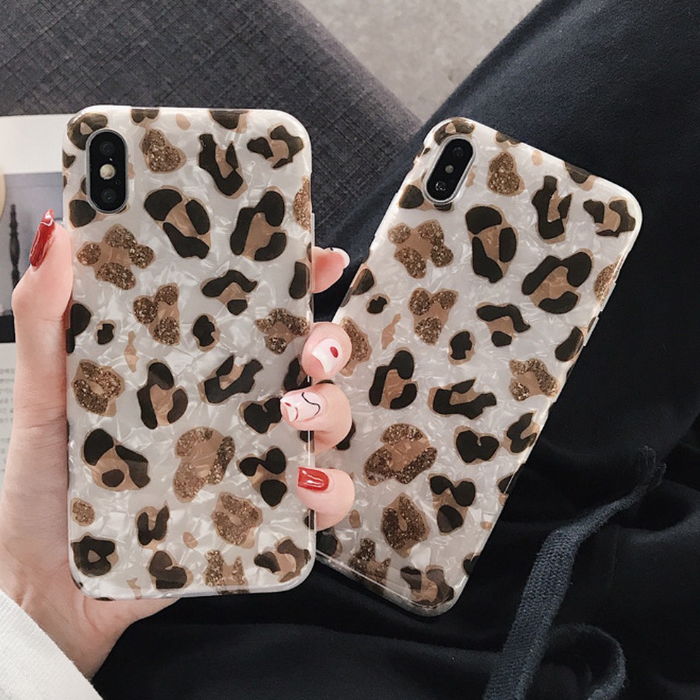 Leopard Softcase Premium Iphone 6 6s 6 Plus 6s Plus 7 8 7 / 8 Plus X Xs Xr Xs Max 11 13 12 pro max 14