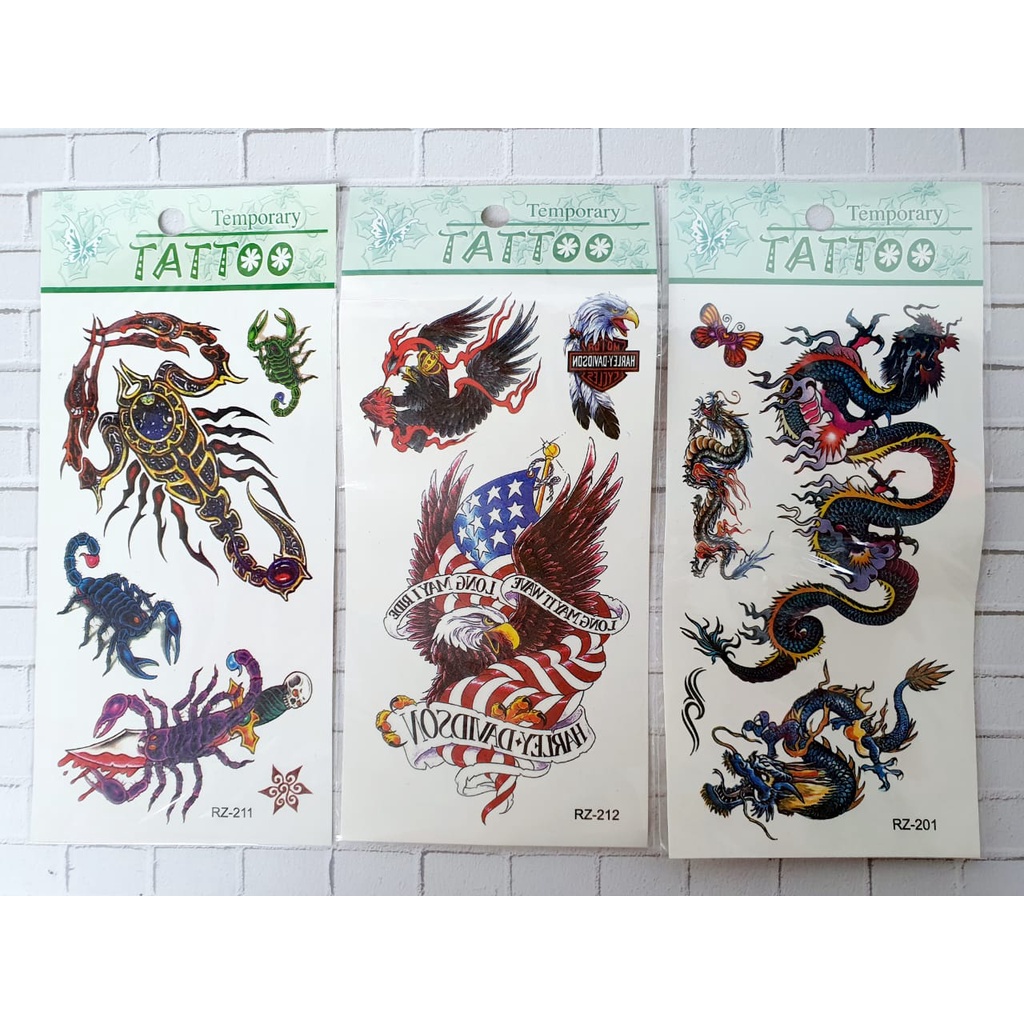 AC350 - Stiker  Tatoo Temporary