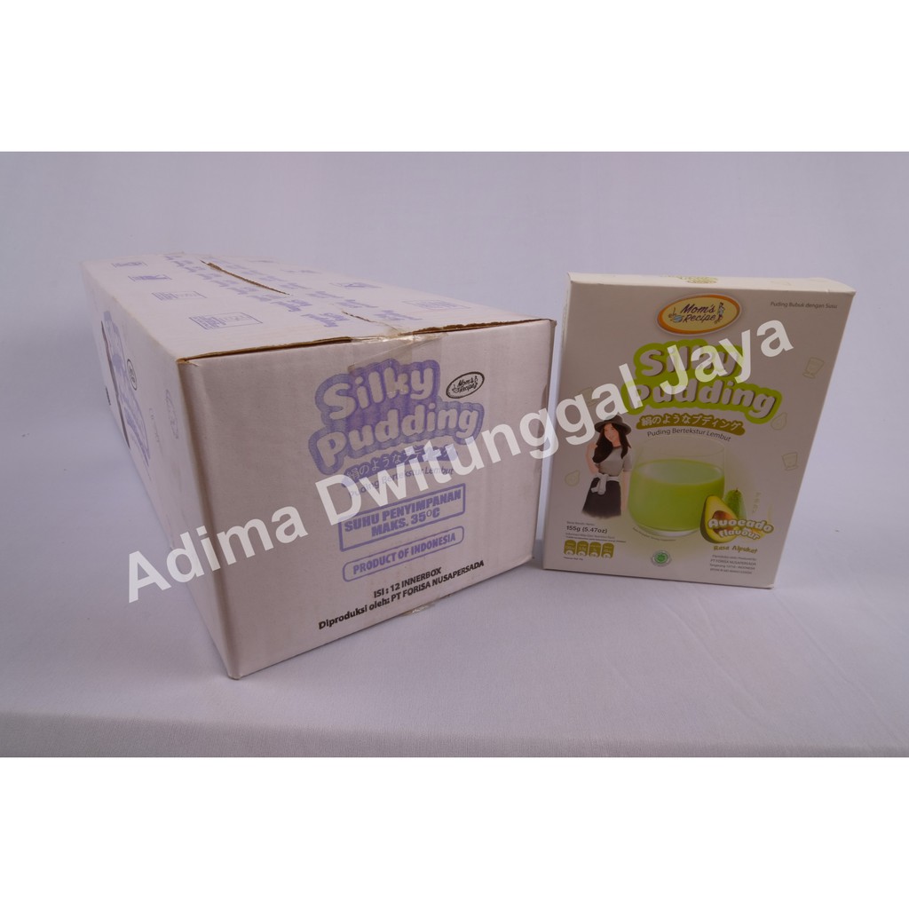 Silky Pudding Avocado / Silky Puding Alpukat 12x155gr - Karton