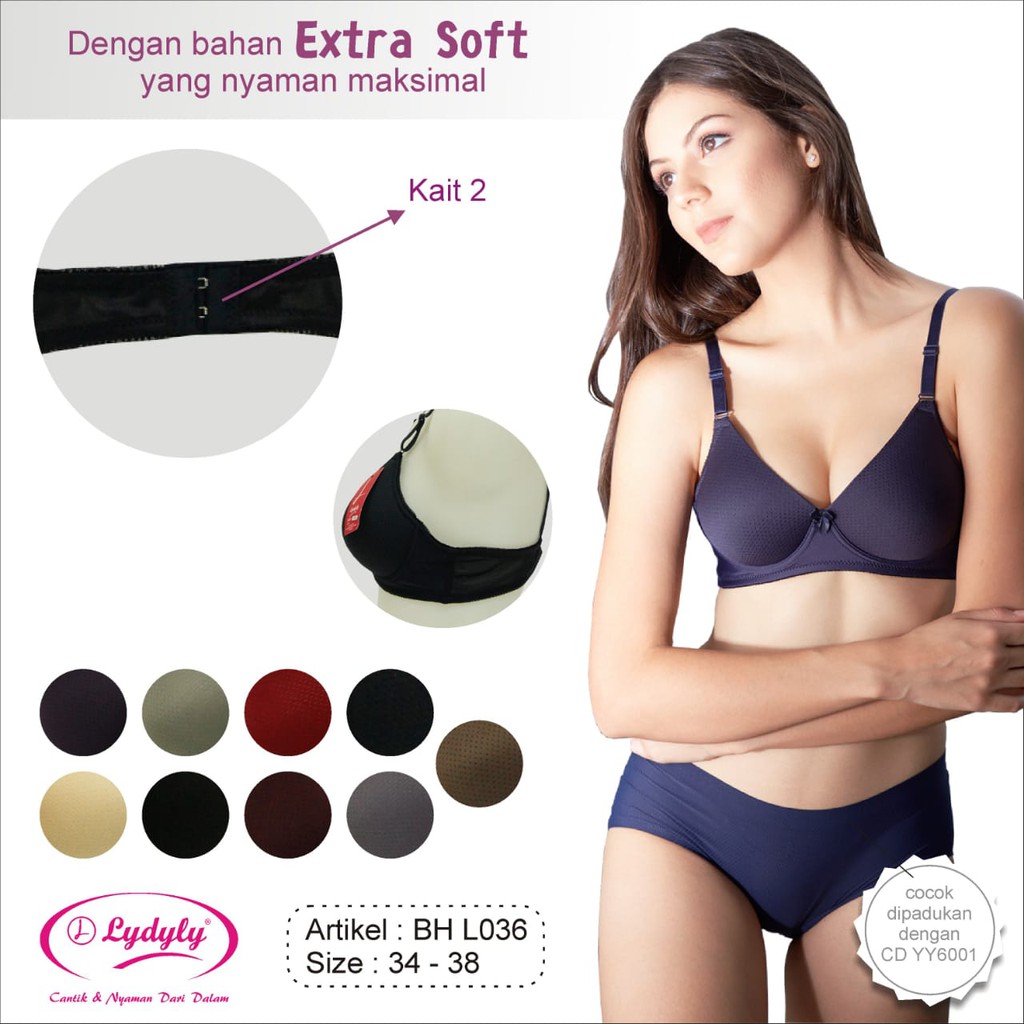 Extra Soft Bra Lydyly L036 - BH Busa tanpa kawat 036