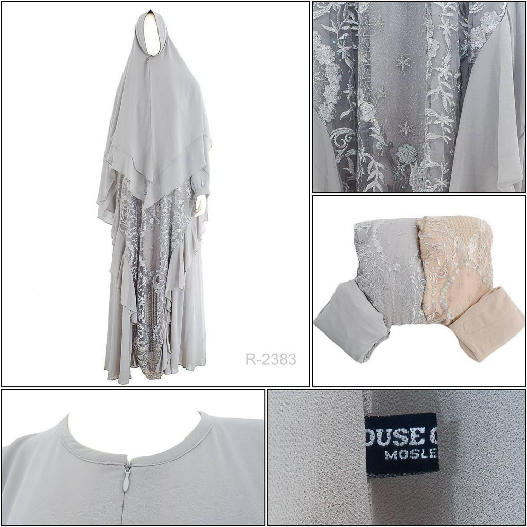 [018002383] Jubah Ibu + jilbab Syar''i Kanio