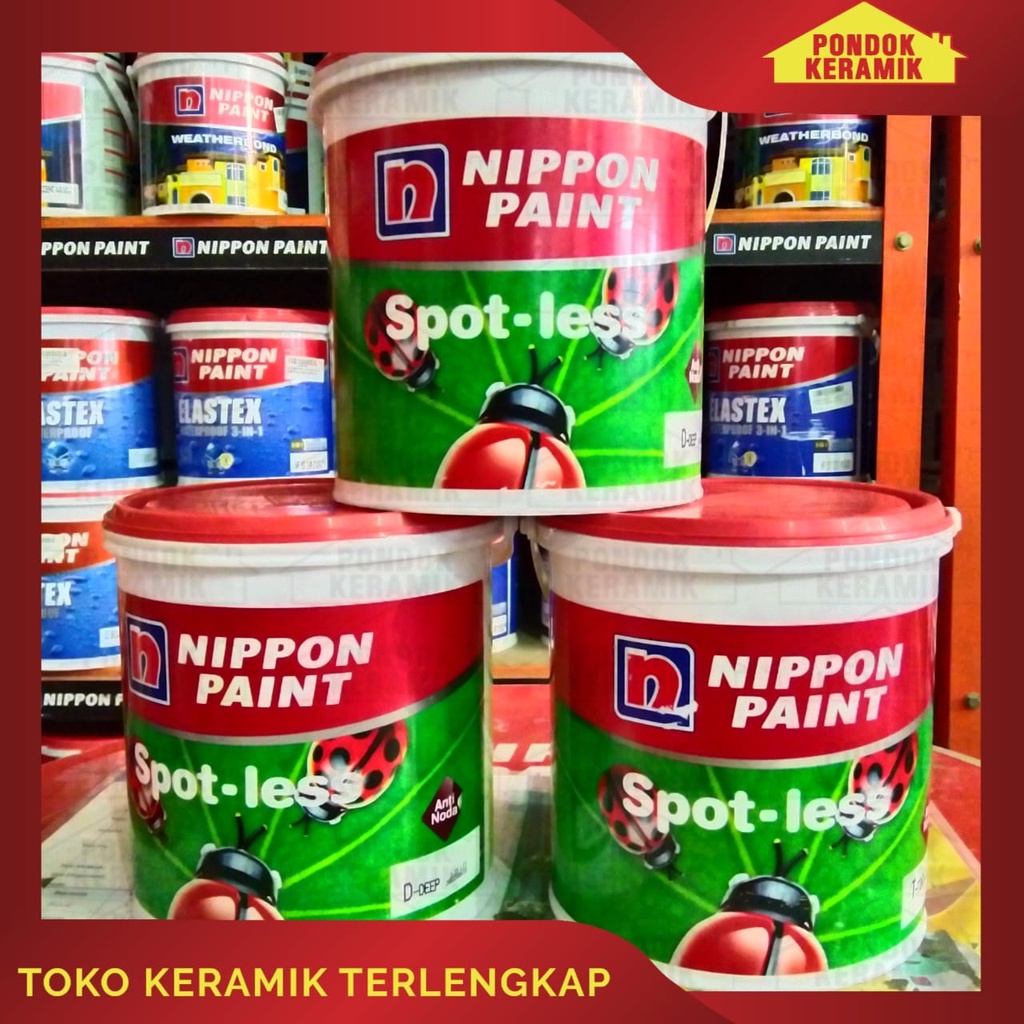 CAT NIPPON PAINT SPOTLESS WARNA MIXING / TINTING UKURAN 2.30L