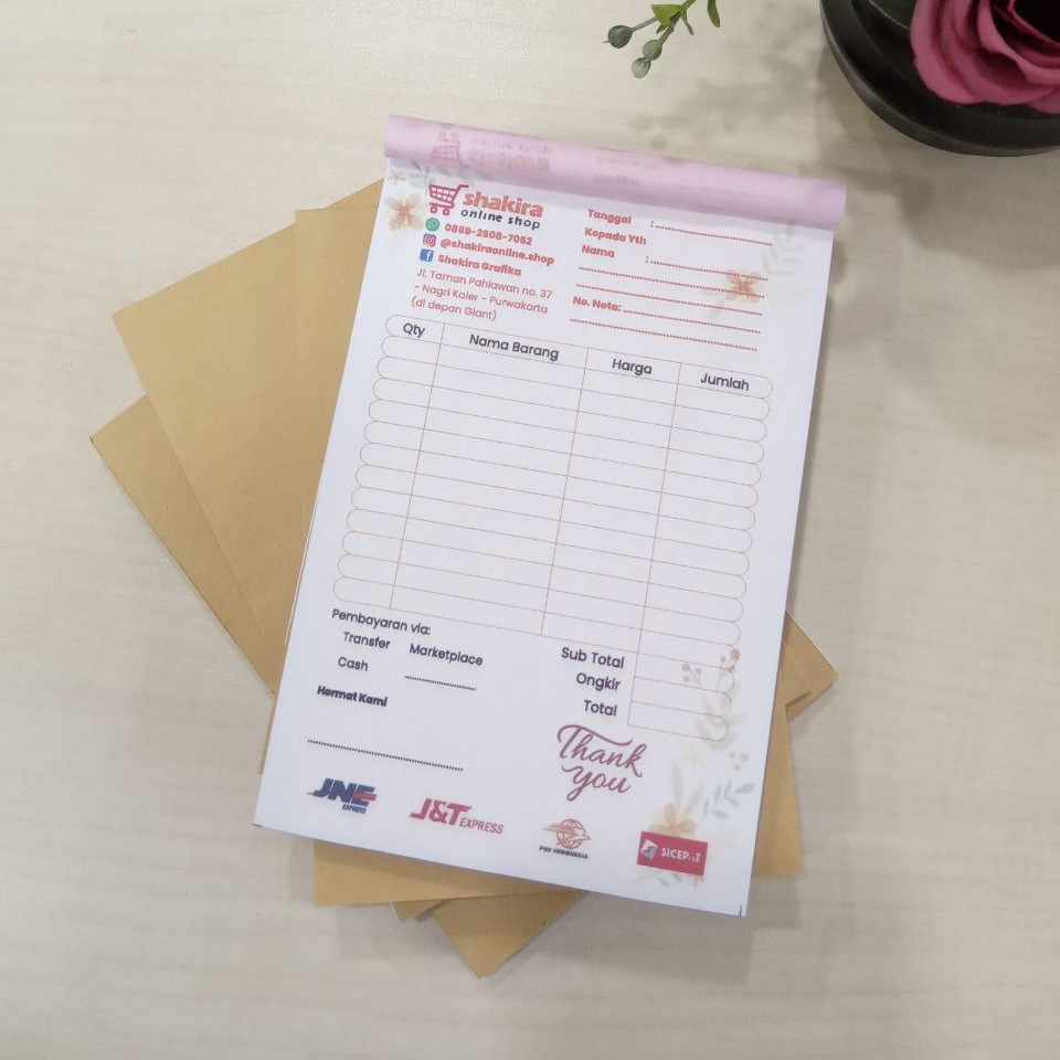 

NOTA FULCOLOR CUSTOM MURAH FREE DESAIN