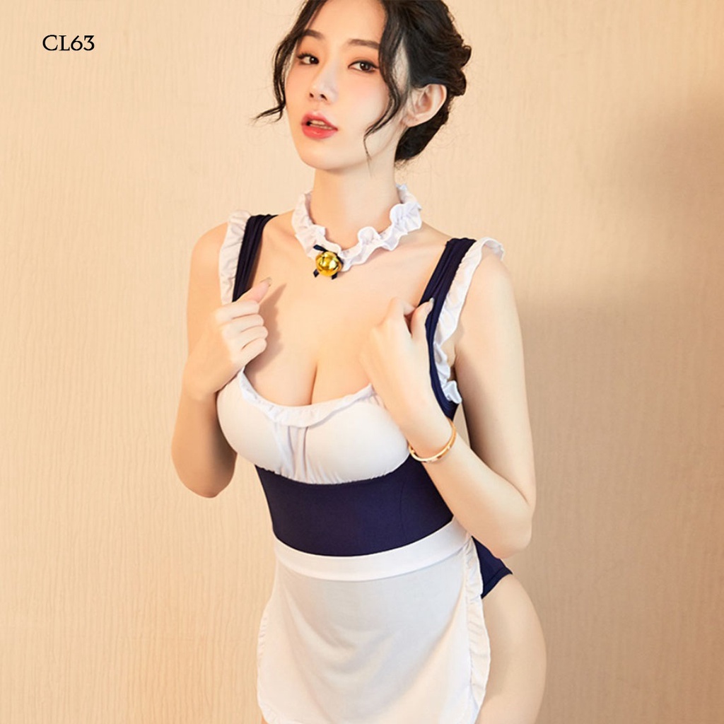 [SIAP KIRIM] MAID DRESS COSTUME LINGERIE KOSTUM SEKSI  SEXY COSPLAY CL63