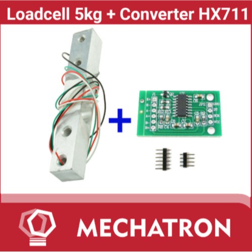 Load Cell 5kg Sensor berat tekanan timbangan hx711 hx-711 loadcell