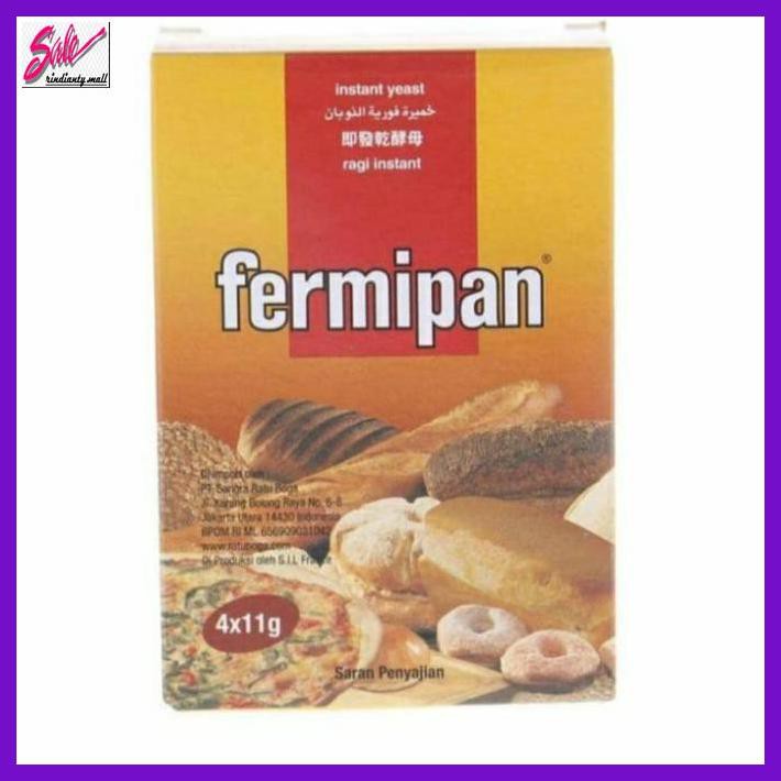 

Giragi- Fermipan Instan Yeast 4 X 11 Gram -Makanan-Minuman.