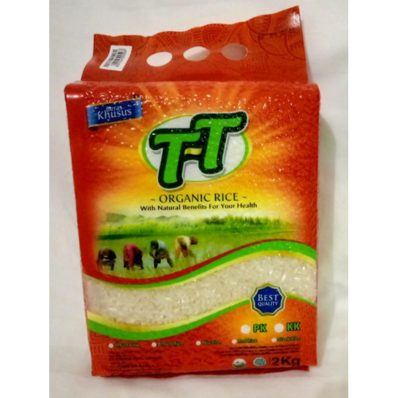 

Beras organik TipTop pandanwangi 2 kg