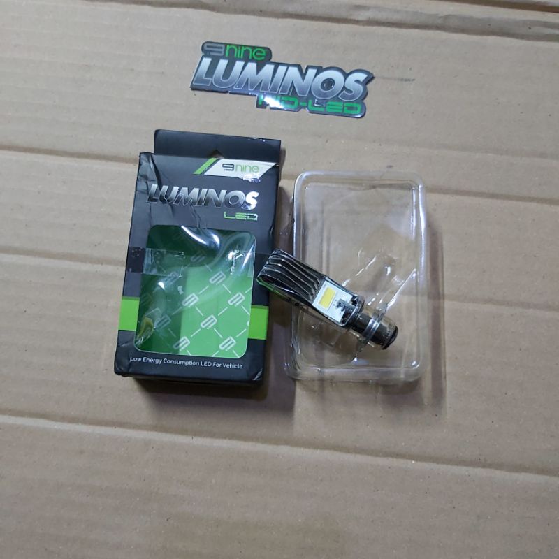 Lampu depan led motor luminos original produk soket h6 universal beat vario supra revo mio xride dll