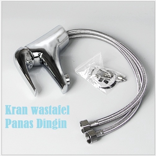 Kran wastafel Kran panas dingin bahan kuningan high quality