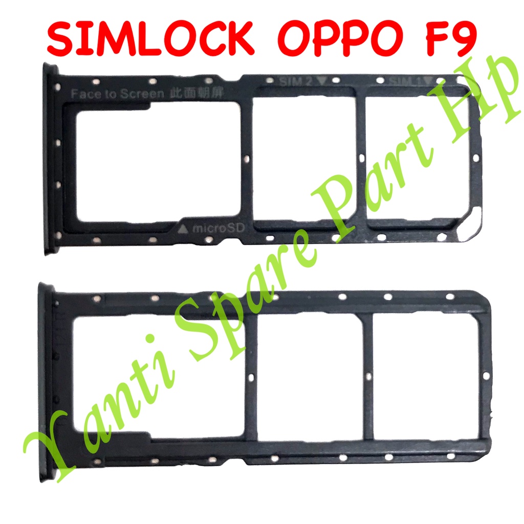 Simtray Sim Lock Oppo F9 Original Terlaris New