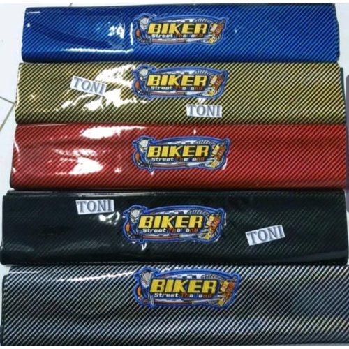 Promo sarung kulit jok BIKER KOTAK carbon motor mio mio j vario jupiter beat vario 110 rx king supra