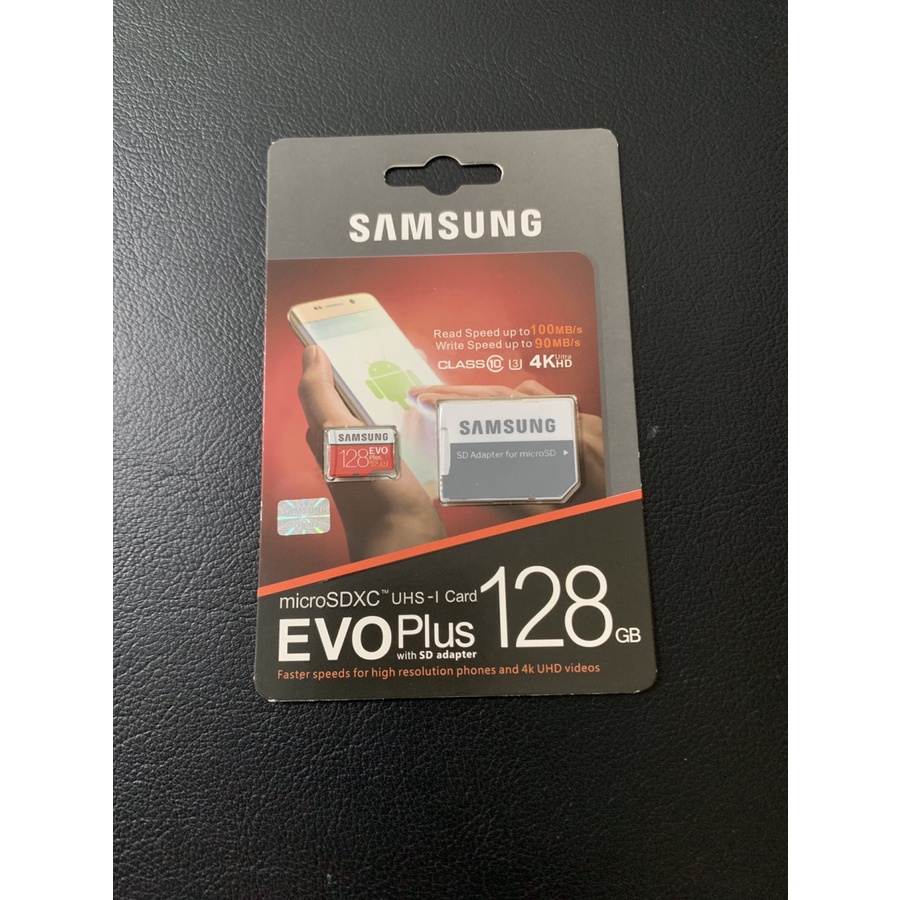 Samsung EVO Plus MicroSD HC 128GB Micro SD Memory Card 128 GB Class 10