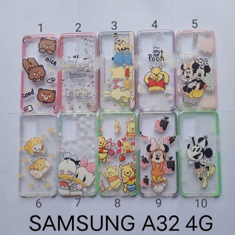 Case gambar Samsung A32 4G motif cewek ( 5 motif ) soft softcase softshell silikon cover casing kesing housing