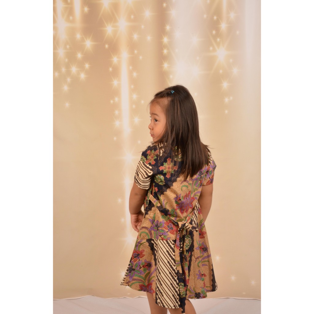 Dress Batik Fashion Anak Perempuan Bahan Katun Stretch