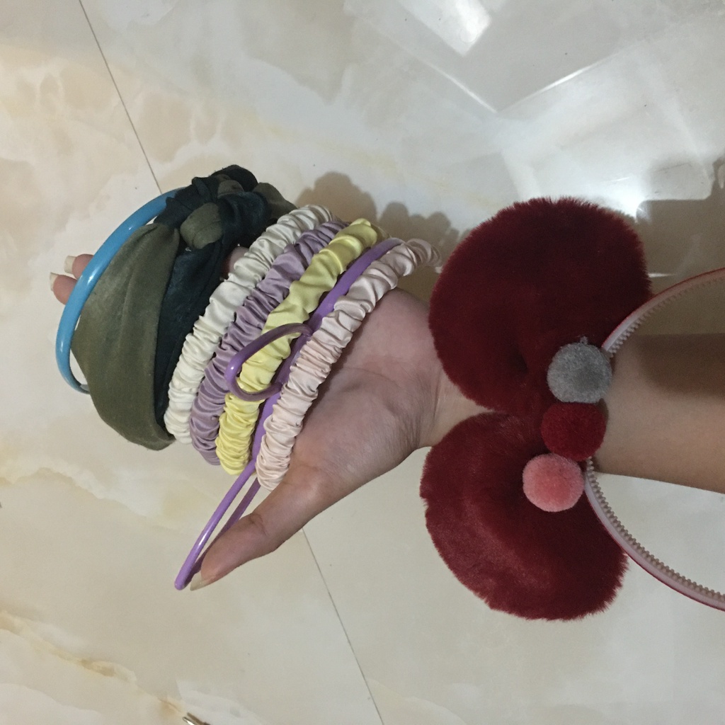 Preloved Aksesoris (Accessorize) - Bando Rambut - Bandana - Bando Scrunchies - Earcat - Mouse - Band