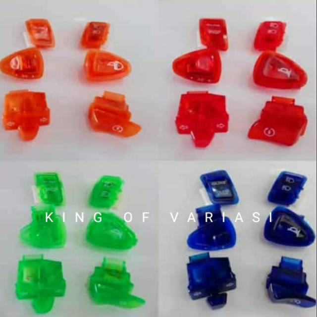 Saklar Tombol Warna Transparan Honda  Beat fi Scopy fi Vario 125  150 fi
