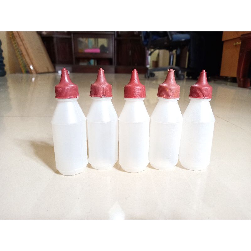 botol cuka 60ml/botol spirtus/botol tinta/botol kecap isi 100pcs