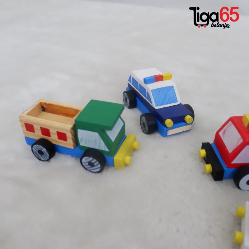 365 Mainan Edukasi Maenan Kayu The Six One Automobile Factory / PUZZLE KAYU PZ280